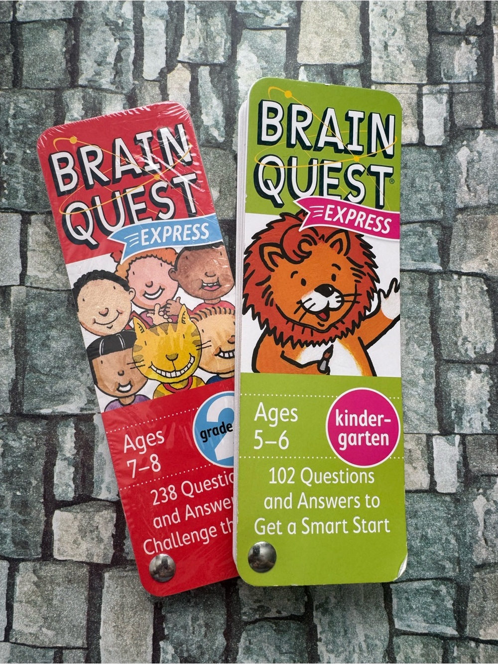 Brain Quest Express Decks Lot of 2